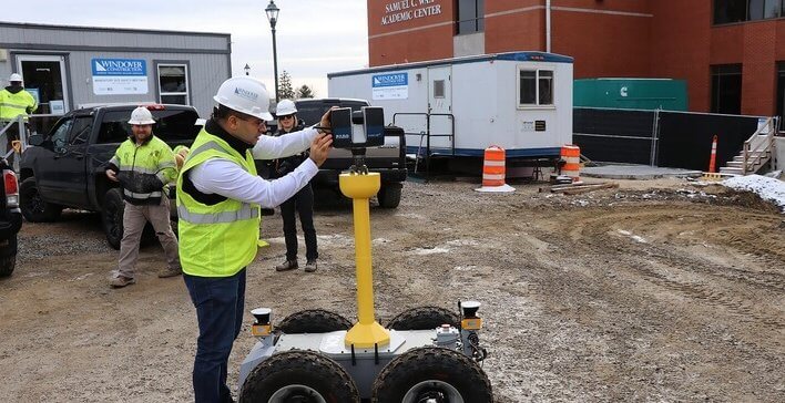Robot shaves time from Windover Construction’s laser-scanning process